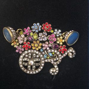 Heidi Daus 🆕Petal Pusher Swarovski Crystals flower magnetic enhancer